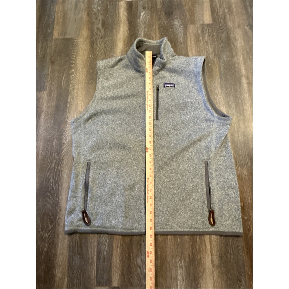 Patagonia Better Sweater Vest Men's XXL Full Zip Fleece Gray Outdoor - Picture 10 of 11